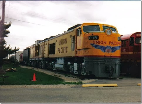 Union Pacific #18 at the Illinois Railway Museum on May 23, 2004