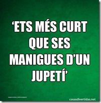 12‘Ets més curt que ses manigues d’un jupetÃ’22 12‘Ets més curt que ses manigues d’un jupetÃ’22