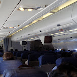 inside aircanada flight AC001 in Chiba, Japan 