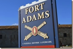 fort adams sign