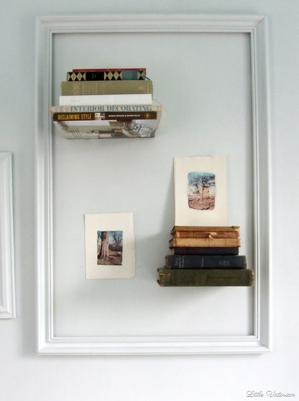 Invisible bookshelves