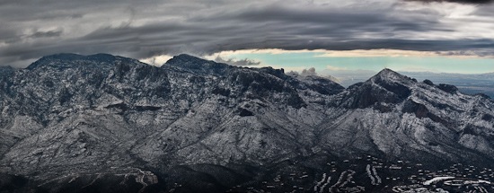 Snow in Tucson Santa Catalinas