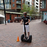 segway tour throught the Distillery district in Toronto, Canada 