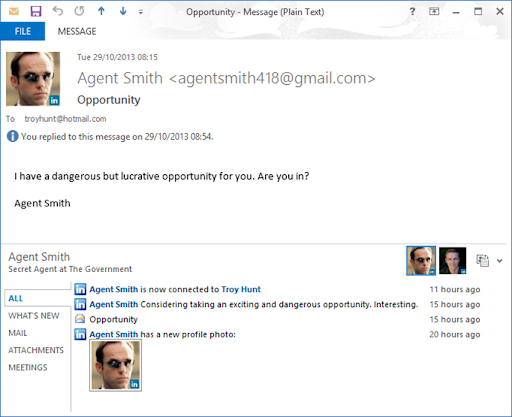 Linkedin Outlook Plugin