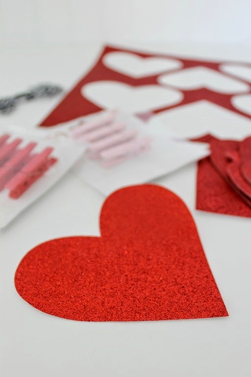 cookie party paper hearts
