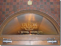 Jan 12, 2012: Transom of the Gadsden Hotel
