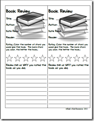 Students review the book bookmarks free