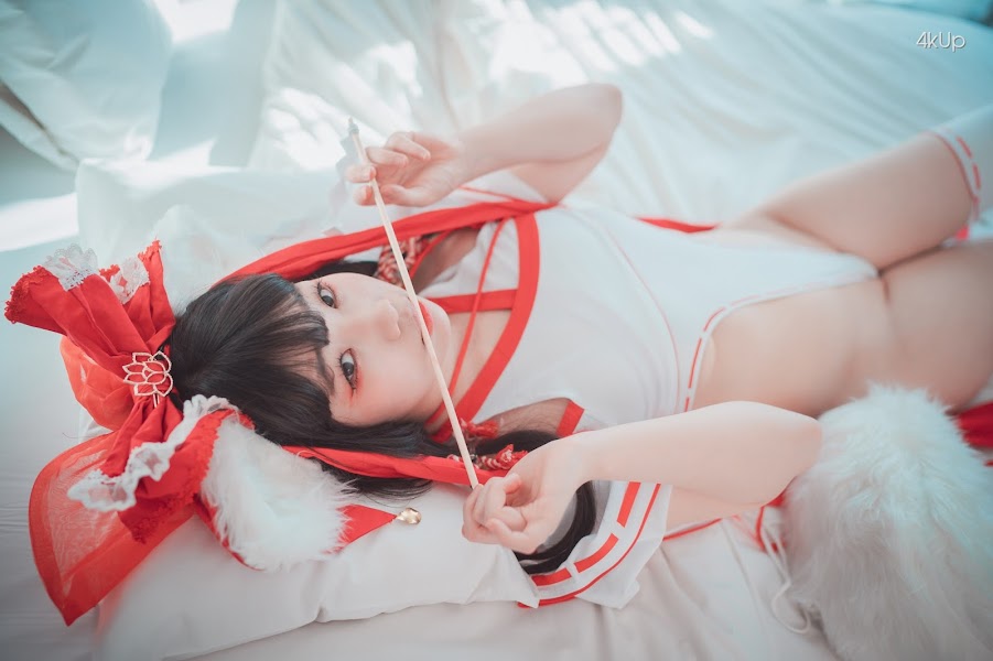 DJAWA Photo – Mimmi (밈미) Kitsune Miko (A ver)