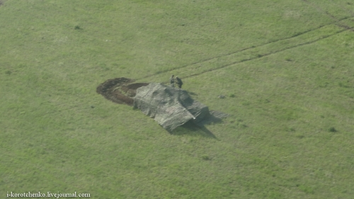 Фотографии военных учений на полигоне "Цугол"