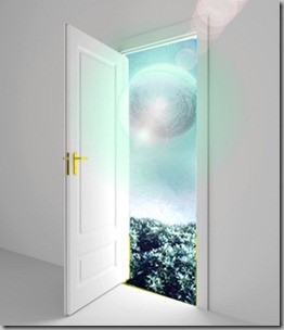 opening door to another planet