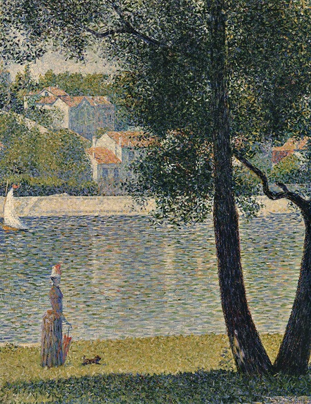 georges seurat_the seine at courbevoie
