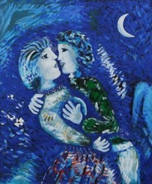 chagall-lovers-with-half-moon-1926