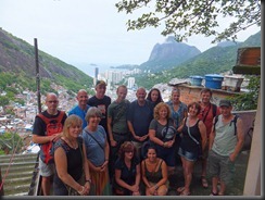 Group on favela tour better one - Lisa