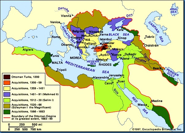 Ottoman Empire Apex Map