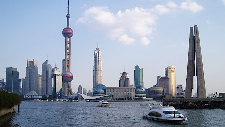 Obiective turistice China: Shanghai, cartierul Pudong