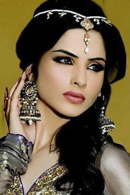 Pakistani Brides Hairstyles and Makeup 2013