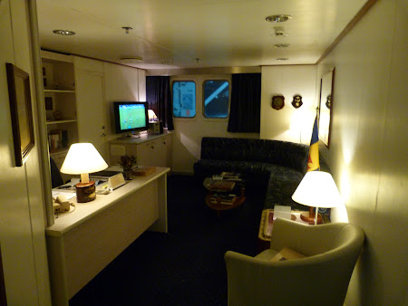 Ferry Madeira - Porto Santo: cabina capitanului