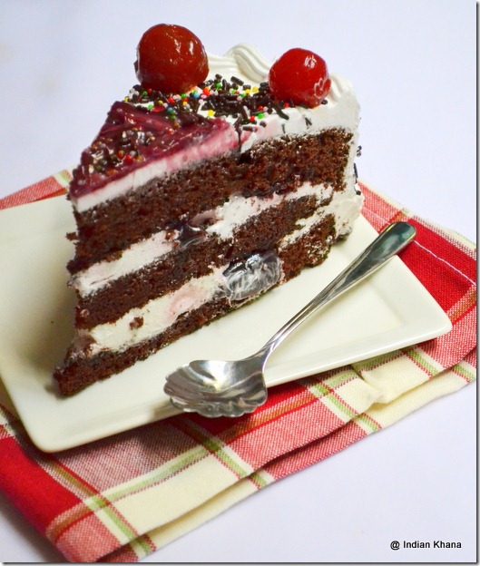 BFC Black forest cake recipe blog indian chocolate cake 