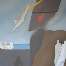 Rodolfo Opazo (chileno)-Danza en el cielo-100 x 90 cm-1993