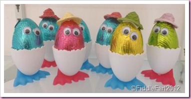 Easter Eggcups with feet