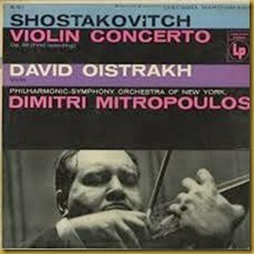 Shostakovich Concierto para violin 1 Oistrakh Mitropoulos