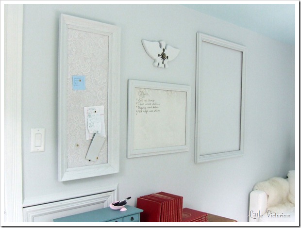 lace dry erase and cork board