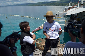 ABS-CBN Host Onnie Alfaro talks with Leticia by the Sea owner Ray de la Paz
