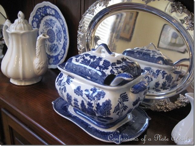 CONFESSIONS OF A PLATE ADDICT Using Vintage Silver in Country French Décor