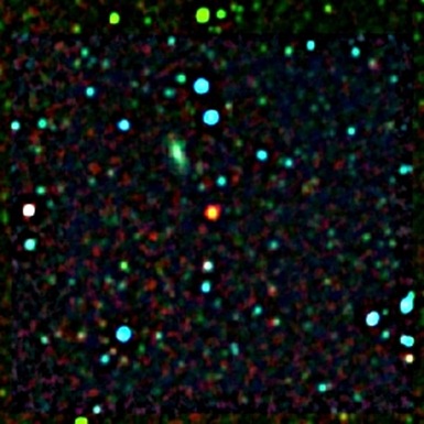 imagem em infravermelho do buraco negro