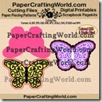 butterfly shaped card-ppr-cf-200