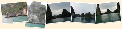 View sailing back from Halong