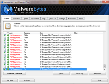 กำจัด adware โปรแกรม กำจัด adware