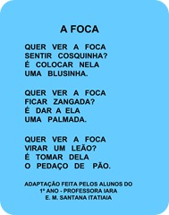 A foca - Vinicius de Moraes