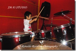 Violino Ridho Putra Belajar Drum di JM 83 Studio 4