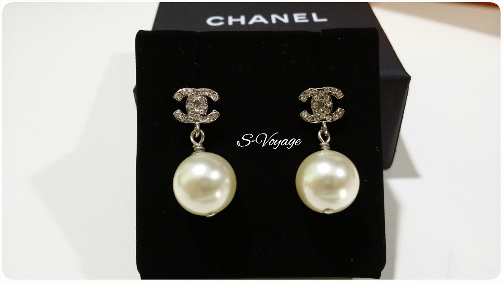 Always Authentic @ S-Voyage: CHANEL Pearl Drop Mini CC Earrings