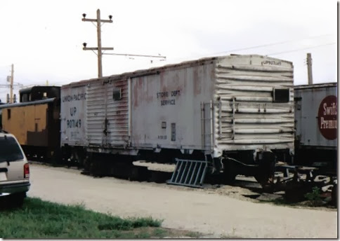 Union Pacific Boxcar #907149 at the Illinois Railway Museum on May 23, 2004