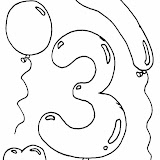 FICHAS PARA APRENDER EL NUMERO 3