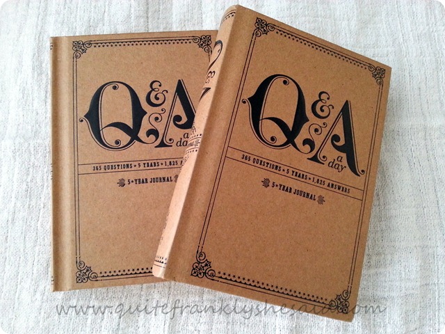 Q&A a day 5 year journal