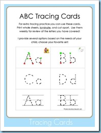 ABC Tracing Cards