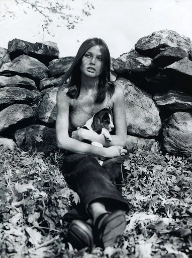 in Fashion we Trust: Bridget Hall in Harper's Bazaar 1998