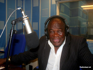 Jacques Lutumba Kobi dit vieux Boa, auteur compositeur et producteur congolais. Radio Okapi/Ph. Benjamin Litsani