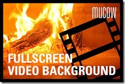 Fullscreen Video Background Widget