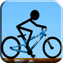 Stickman Ride Bike mobile app icon