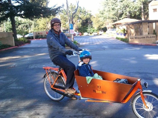 Bakfiets cargo bike in California
