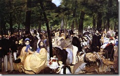Manet - Music in the tuileries