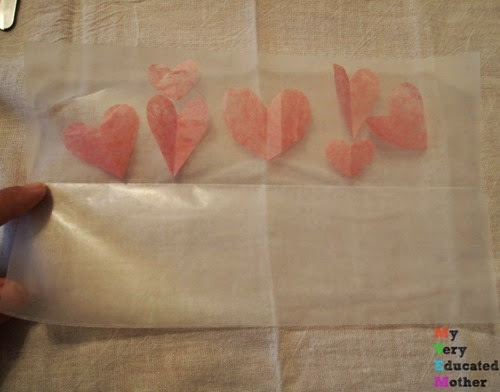 foldedwaxpaper #ValentinesDayCrafts #ValentinesDay #luminaries