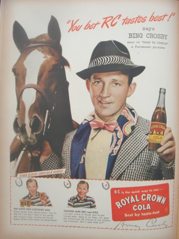 Royal Crown Cola Bing Crosby 1945