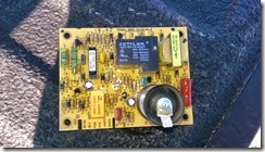 Front of the control board...