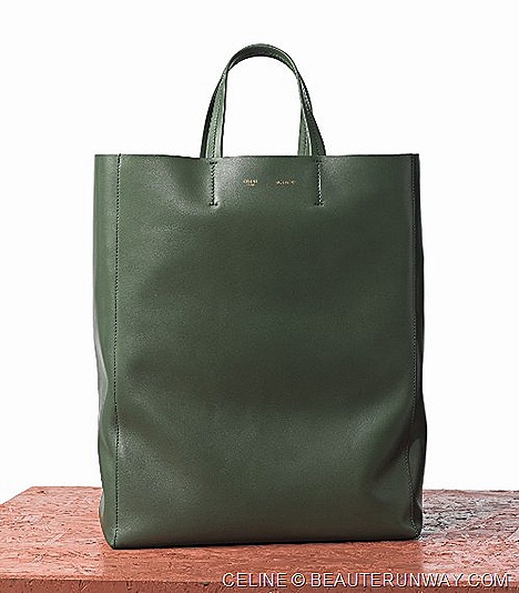 Celine Cabas  Army Green Bag