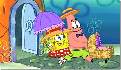Spongebob and Patrick - Baby and Parents